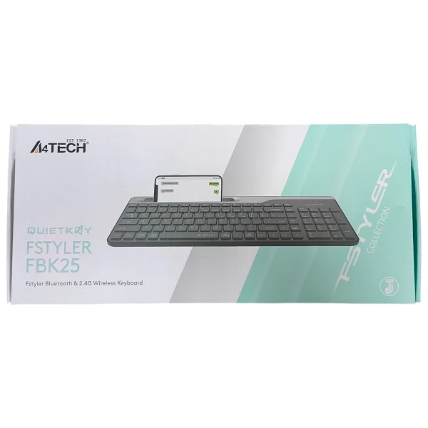 A4 Tech Fstyler Fbk25 Siyah Q Kablosuz Klavye - Görsel 6