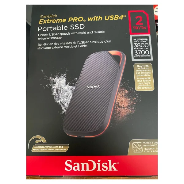 Sandisk Extreme Pro Sdssde82-4t00-G25 USB 4.0 4 TB Taşınabilir SSD - Görsel 5