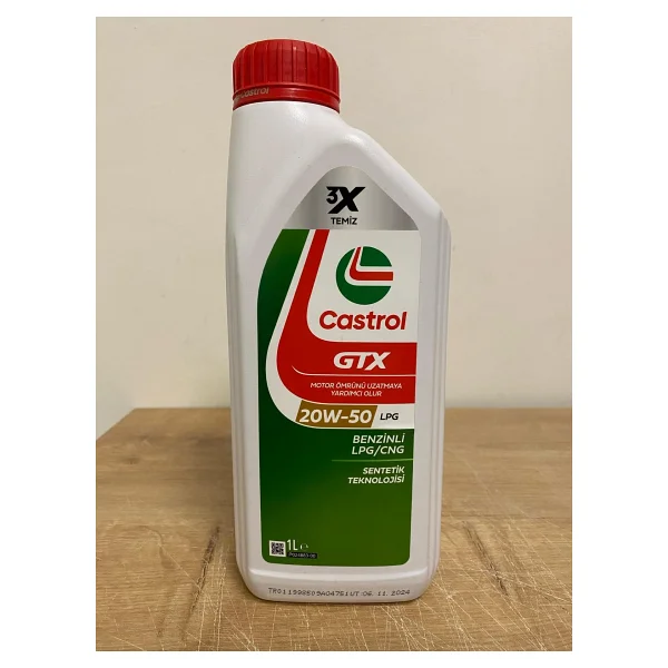 Castrol GTX 20w-50 1 Lt Motor Yağı - Görsel 9