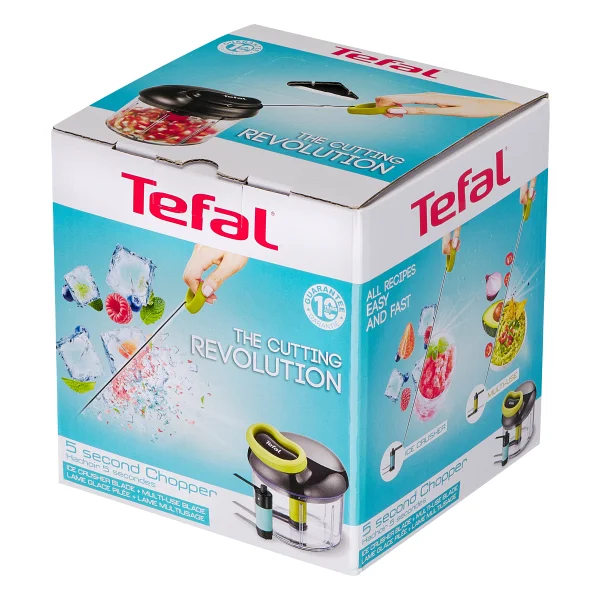Tefal Manuel Rondo Buz Kırıcı Kit 900 Ml Yeşil/Siyah Ultra Paslanmaz Çelik Bıçaklarla Pratik - Görsel 7
