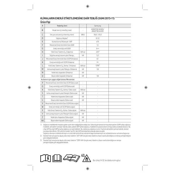 Samsung Windfree Premium Plus Ar60f18caaw/Sk A++ 18000 Btu Inverter Duvar Tipi Klima - Görsel 6