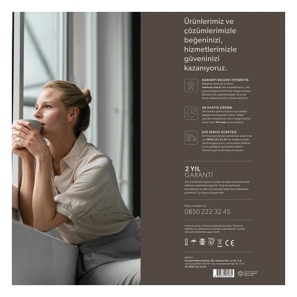 Homend Coffeebreak 5015h Yarı Otomatik Espresso Makinesi - Görsel 10