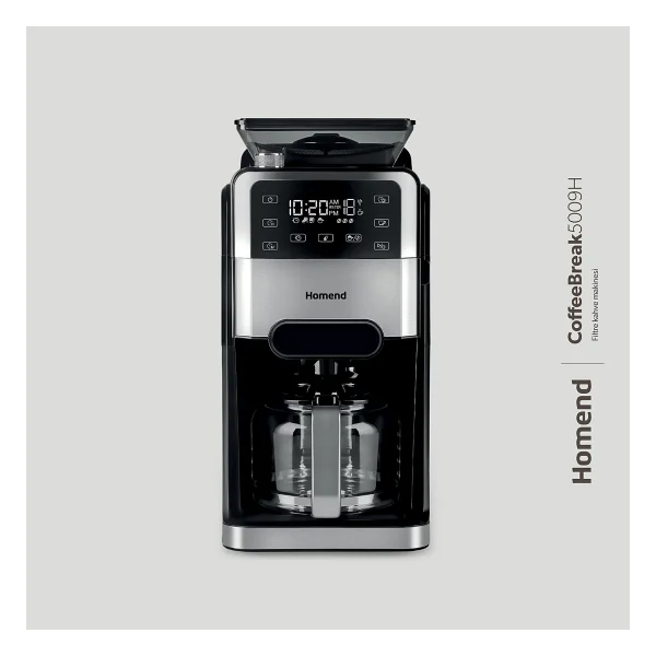 Homend Coffeebreak 5009h Öğütücülü Filtre Kahve Makinesi - Görsel 8