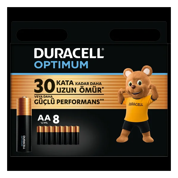 Duracell Optimum 8'li Alkalin Aa Kalem Pil - Görsel 10
