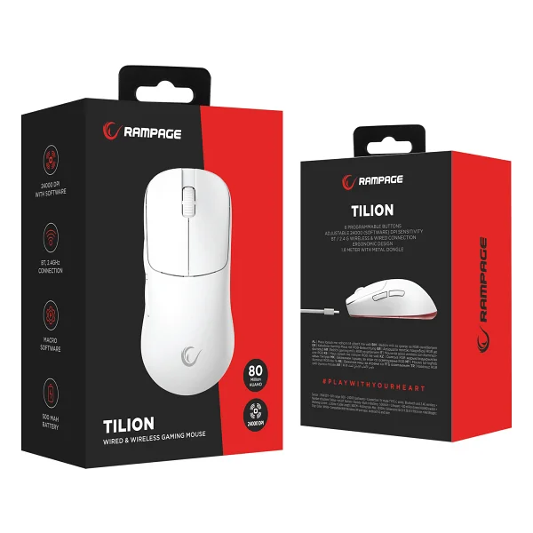 Rampage Tilion Optik Kablosuz Oyuncu Mouse - Görsel 10