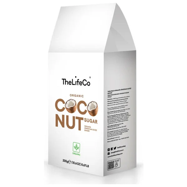 The Lifeco Organik Hindistan Cevizi Şekeri 300 Gr - Görsel 7