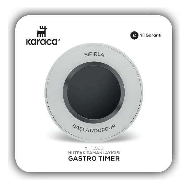 Karaca Gastro Timer Mutfak Zamanlayıcısı Ve Süre Ölçer Grey - Görsel 5