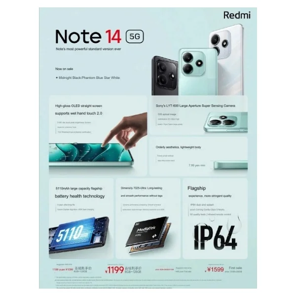 Xiaomi Redmi Note 14 5g 256 GB Mor - Görsel 9