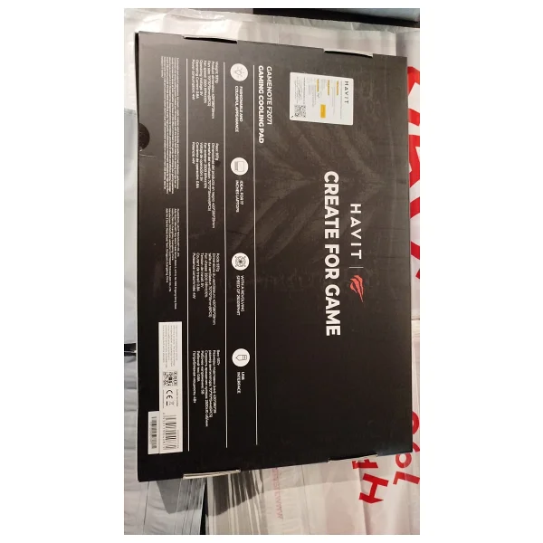 Havit F2071 6 Fanlı RGB 17" Laptop Soğutucu - Görsel 7