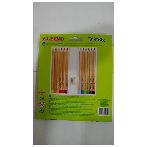 Alpino Trimax 12'li Jumbo Kuru Boya Seti - Görsel 9