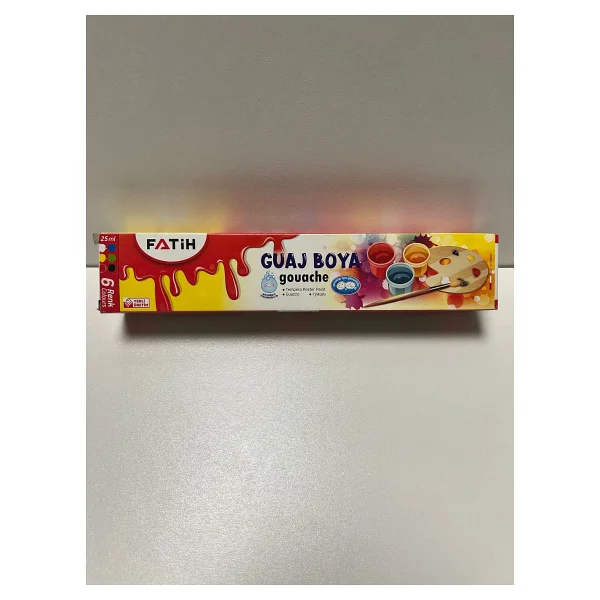 Fatih 25 Ml 6 Renk Guaj Boya - Görsel 3