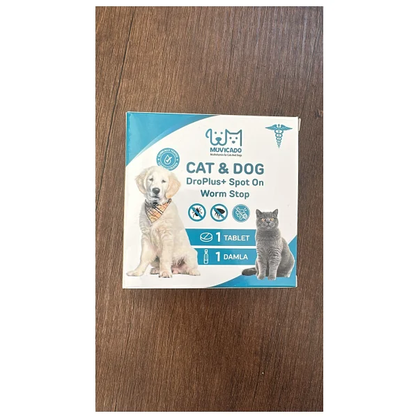 Muvicado Iç Dış Parazit Kedi Köpek Dış Parazit Damlası Kedi Pire Damlası Köpek Pire Damlası Kedi Iç Dış Parazit Damla Tablet Seti Kedi Köpek Ödül - Görsel 7