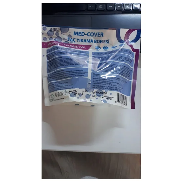 Med-Cover Saç Yıkama Bonesi 6 Adet - Görsel 6