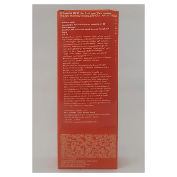 Lancaster Sun Beauty Velvet Milk Spf 30 175 Ml Güneş Sütü - Görsel 10