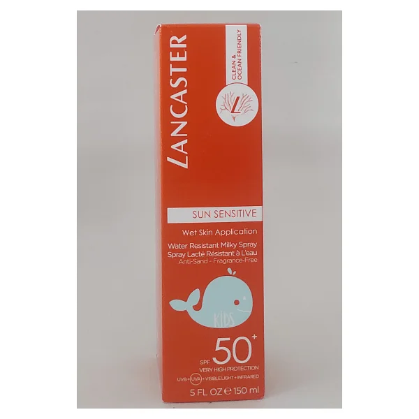 Lancaster Sun Sensitive Kids Water Resistant Milky Spf 50+ 150 Ml Çocuk Güneş Sütü Spreyi - Görsel 5