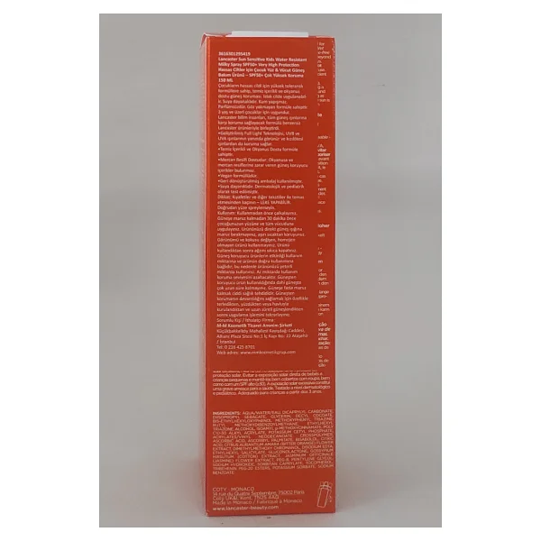 Lancaster Sun Sensitive Kids Water Resistant Milky Spf 50+ 150 Ml Çocuk Güneş Sütü Spreyi - Görsel 6
