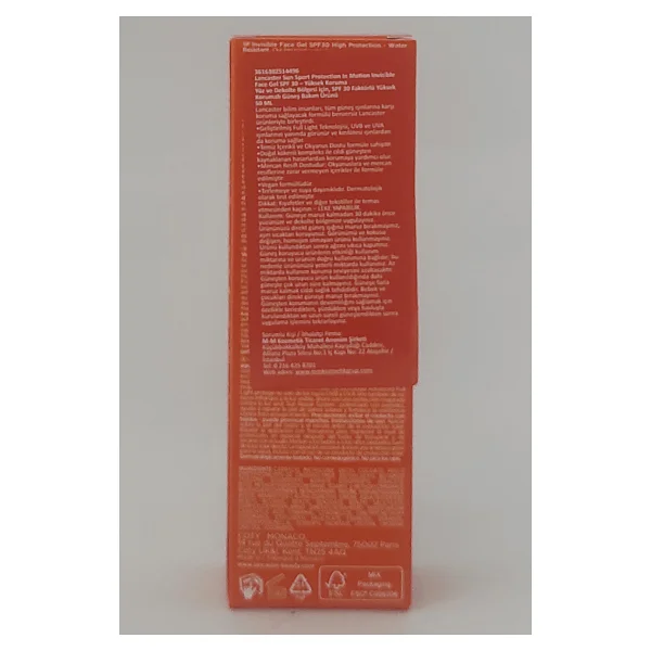Lancaster Sun Sport Face Invisible 50 Ml 30 Faktör Jel Güneş Koruyucu - Görsel 5