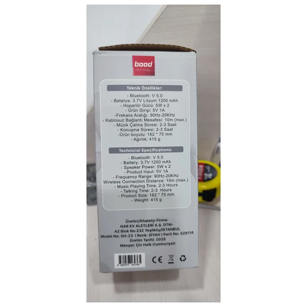 Bood Sh-23 Bluetooth Hoparlör - Görsel 9
