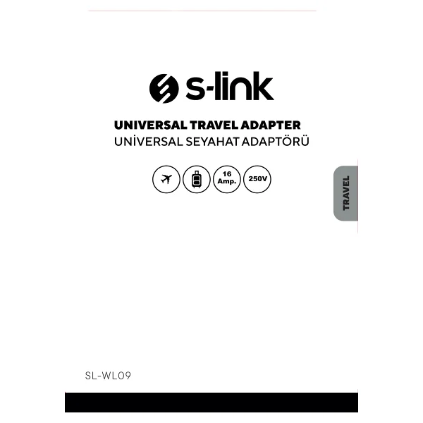 S-Link Sl-Wl09 Universal Çevirici Grup Priz - Görsel 6