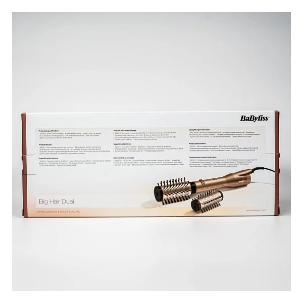 Babyliss As952e Big Hair Dual Rotating Hot Hava Üflemeli Saç Fırçası Elektrikli - Görsel 9