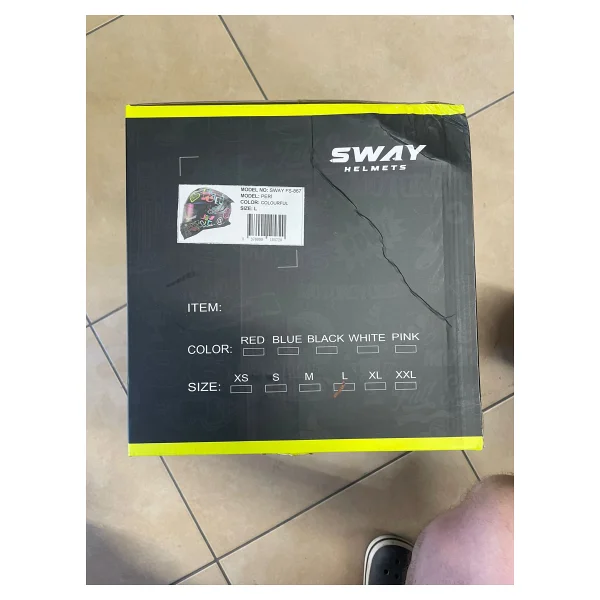 Sway Sw 867 Full Face Motor Kaskı - Görsel 10