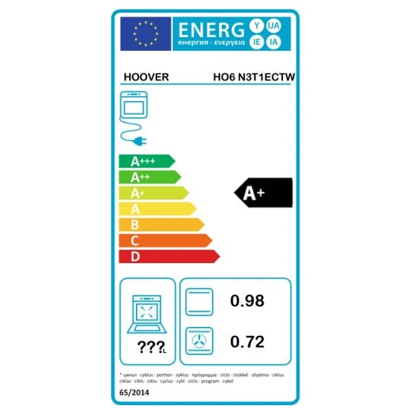Hoover HO6 N3T1ECTB Beyaz Ankastre Fırın - Görsel 5
