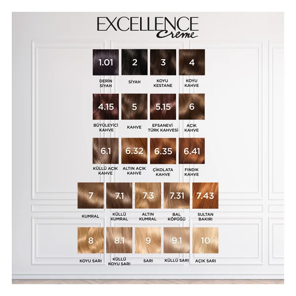 L'oreal Paris Excellence Creme 2 Siyah Saç Boyası - Görsel 9
