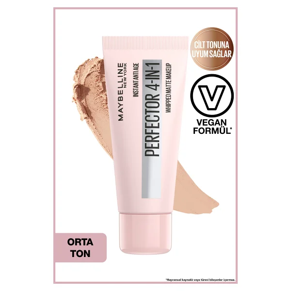 Maybelline New York Instant Age Rewind Perfector 4 İn 1 Glow 01 Light 20 Ml Fondöten - Görsel 3