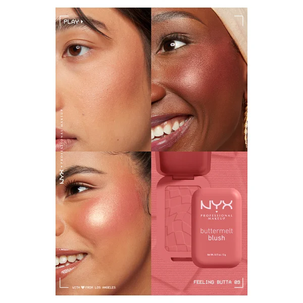 Nyx Professional Makeup Buttermelt 09 Feeling Butta Krem Allık - Görsel 8