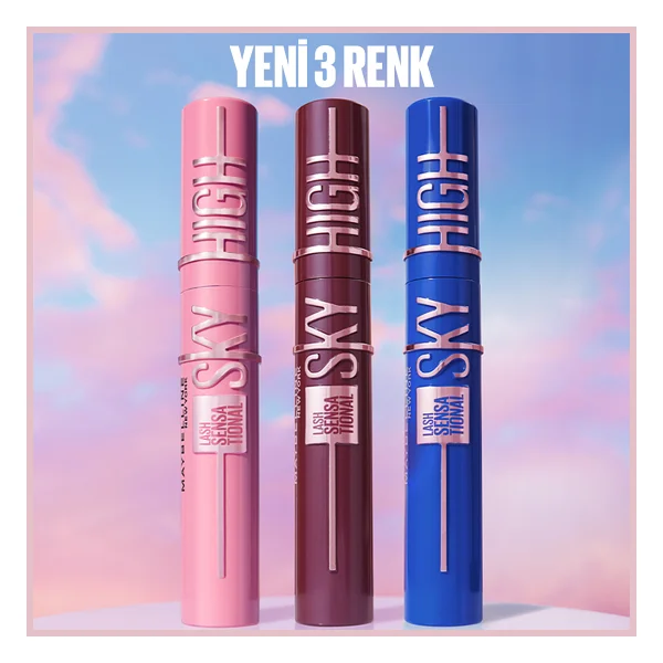 Maybelline New York Lash Sensational Sky High Mürdüm Maskara - Görsel 6