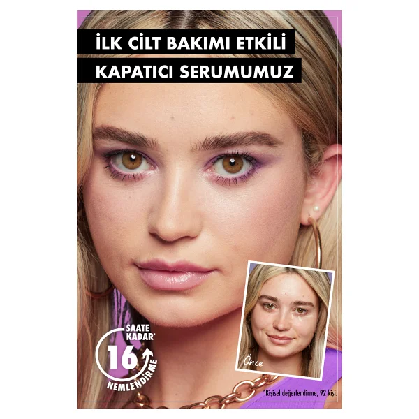 Nyx Professional Makeup Bare With Me 07 Medium 9.6 Ml Serum Kapatıcı - Görsel 6