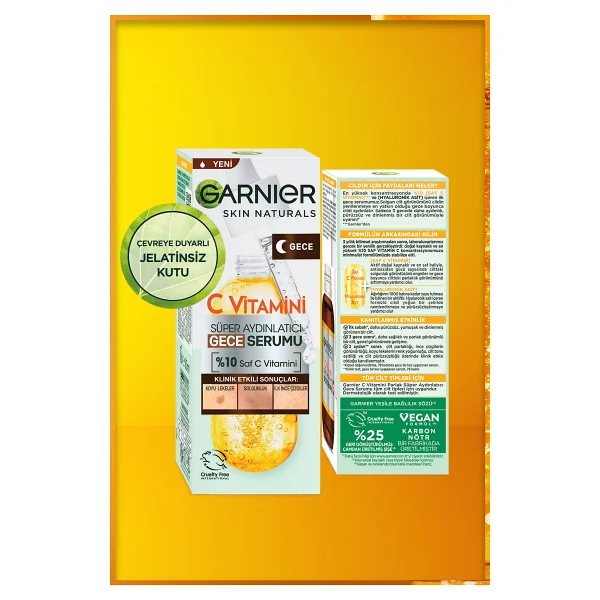 Garnier C Vitamini Süper Aydınlatıcı Gece Serumu 30 Ml - Görsel 8