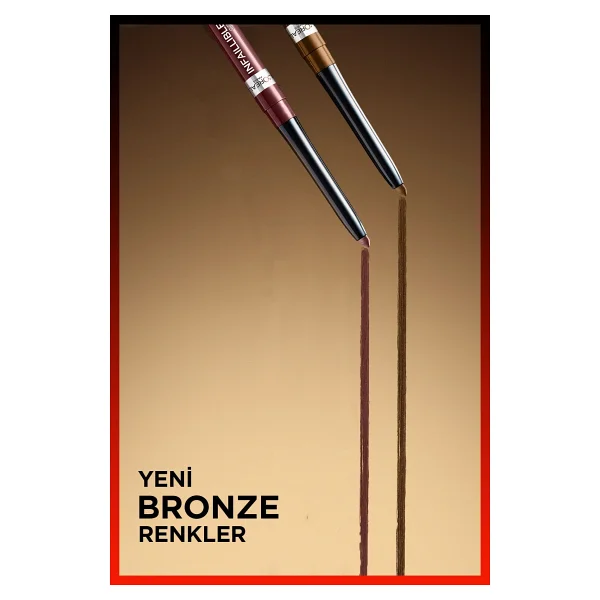 L'oreal Paris Automatic Infaillible 13 Velvet Bordeaux Jel Göz Kalemi - Görsel 9