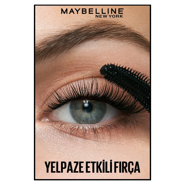 Maybelline New York Lash Sensational Yelpaze Etkili Waterproof Siyah Maskara - Görsel 7