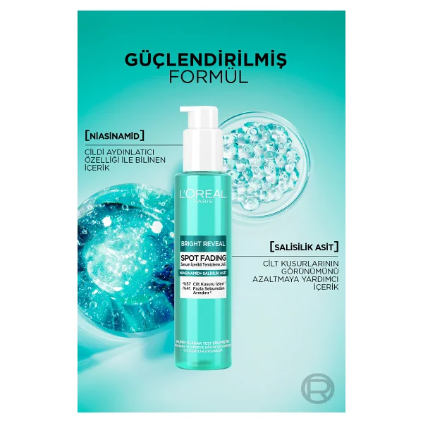 L'oreal Paris Bright Reveal Spot Fading 150 Ml Yüz Temizleme Jeli - Görsel 7