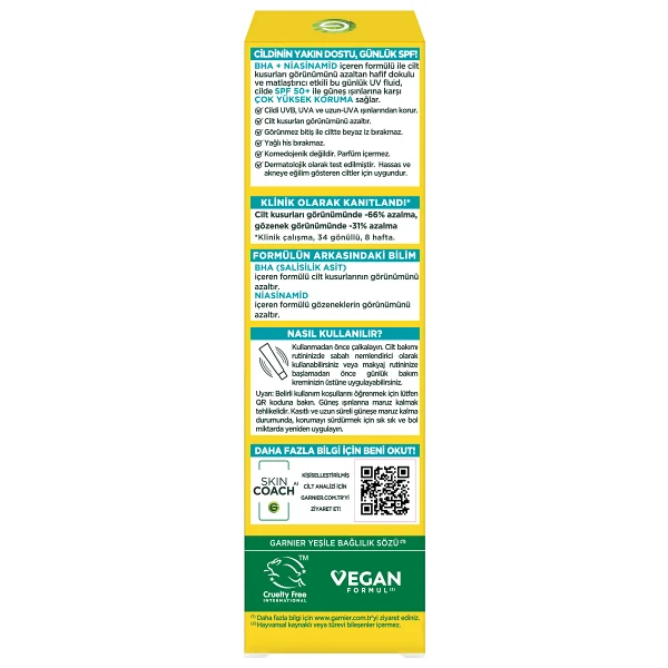 Garnier Bha+ Niasinamid 40 Ml 50 Faktör Güneş Kremi - Görsel 7