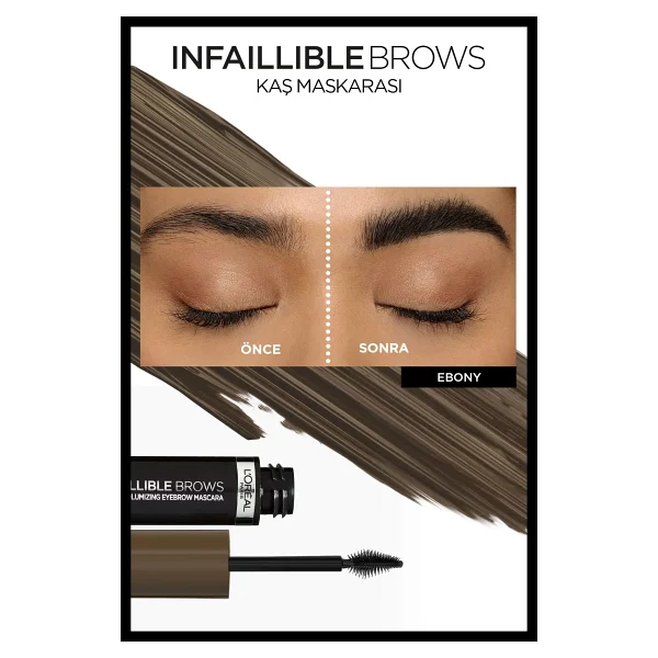 L'oreal Paris Brow Artist Plump Set 109 Ebony Kaş Sabitleyici Maskara - Görsel 3