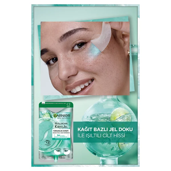 Garnier Hyaluronik Kriyojel Yorgunluk Karşıtı Soğutucu Göz Maskesi - Görsel 10