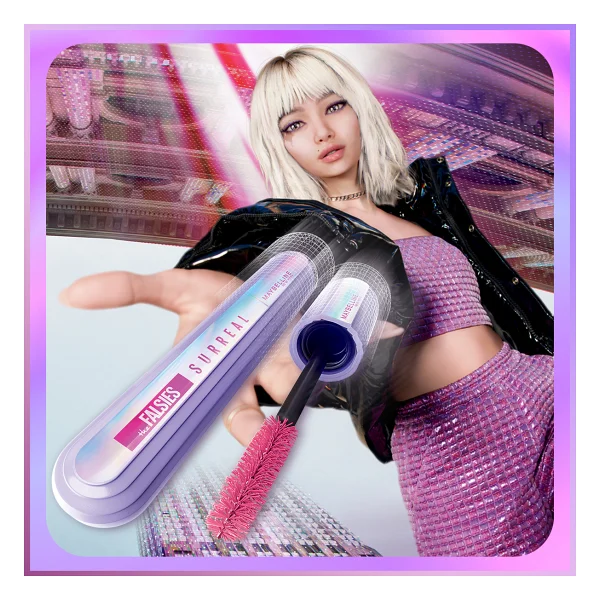 Maybelline New York Falsies Surreal Siyah Maskara - Görsel 6