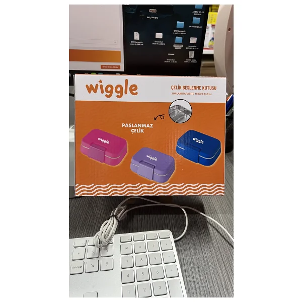 Wiggle 1030ml Lunchbox Tek Katlı 2 Bölmeli Paslanmaz Çelik Sefer Tası Yemek Kutusu - 0,5 X 7 Cm - Görsel 10