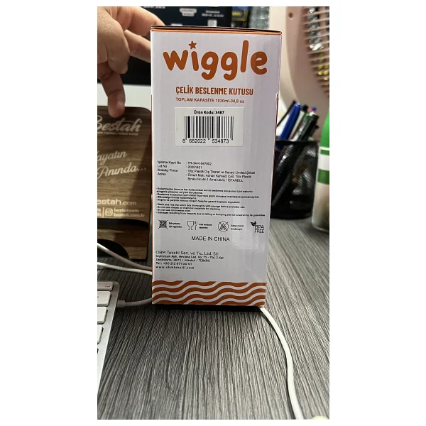 Wiggle 1030ml Lunchbox Tek Katlı 2 Bölmeli Paslanmaz Çelik Sefer Tası Yemek Kutusu - 0,5 X 7 Cm - Görsel 10