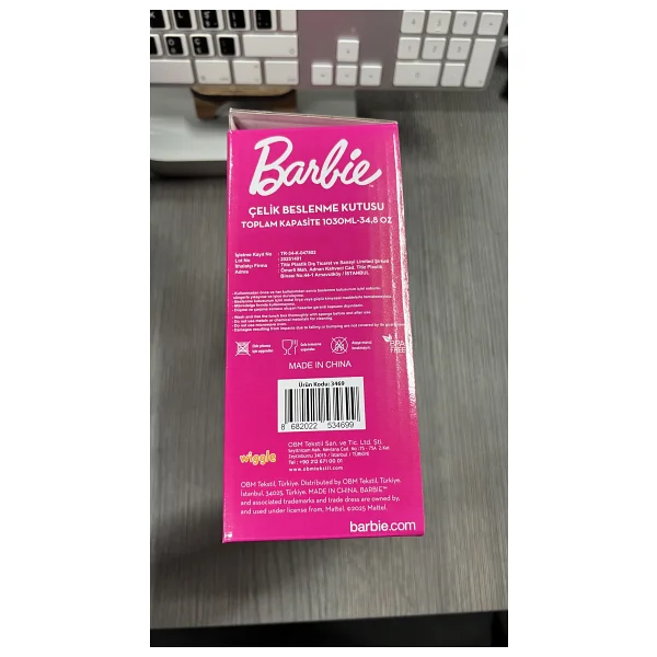 Wiggle Bento Barbie 1030 Ml 2 Bölmeli Beslenme Kutusu - Görsel 8