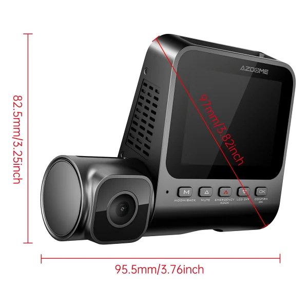 Azdome V600 Full HD Ön Ve Arka Araç Kamerası Seti - Görsel 10