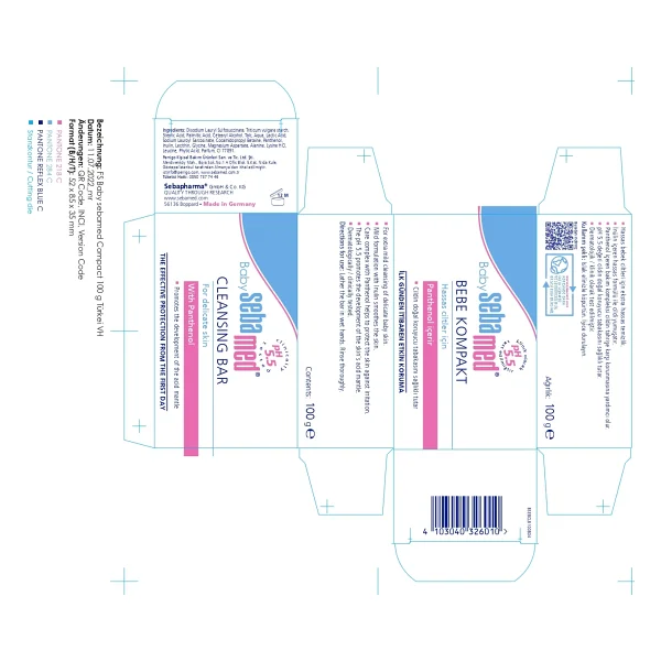 Sebamed Bebek Temizleme Sabunu Panthenol İçerikli 0+ Yaş Hassas Ciltlere Uygun Kompakt 100 G - Görsel 9