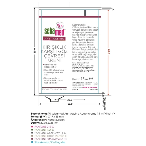 Sebamed Anti-Ageing Kırışıklık Karşıtı 15 Ml Göz Kremi - Görsel 10