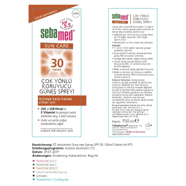 Sebamed Sun Care Çok Yönlü Koruyucu 150 Ml 30 Faktör Güneş Spreyi - Görsel 10