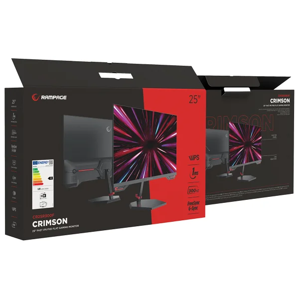 Rampage Crimson Cr25r300f 25" 1 Ms Full HD Ips 300 Hz Oyuncu Monitörü - Görsel 8