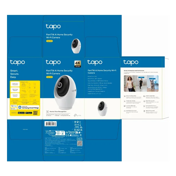 Tp-Link Tapo C260 8 Mp 360 Derece 4K Gece Görüşlü Wi-Fi Güvenlik Kamerası - Görsel 10