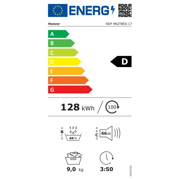 Hoover Ndp 9n2tbes-17 9 Kg Çamaşır Kurutma Makinesi - Görsel 8