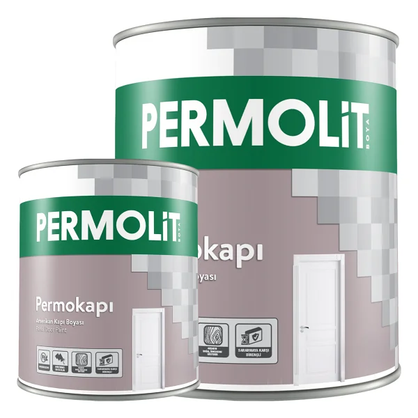Permolit Permokapı Sentetik Amerikan Panel Kapı Boyası Beyaz Yarı Mat 0,75l - 2,5l Yüksek Örtücülük, Sararmaya Karşı Dirençli - Görsel 10
